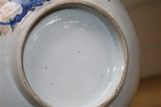 A Chinese 19th century bowl 25.5cm diam